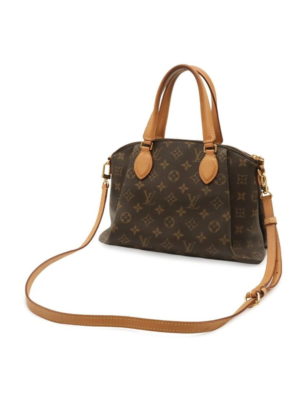 Louis Vuitton Monogram Rivoli PM Tote 2-Way Shoulder Bag Crossbody Key Missing - Picture 2 of 9
